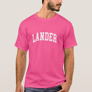 Lander Arch Retro Uni Athletic Sports T-Shirt Männ