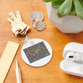 Länder auf der Weltkarte Schlüsselanhänger