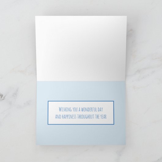 Länder Blume Geburtstagskarte Karte (Innenseite)