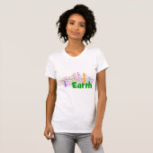 Länder der Welt (bunt) T-Shirt (Vorne ganz)