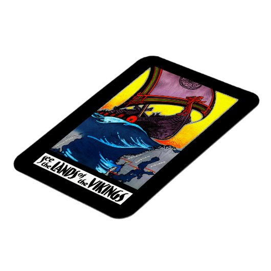 Länder des Wikinger Magnet (Linke Seite)