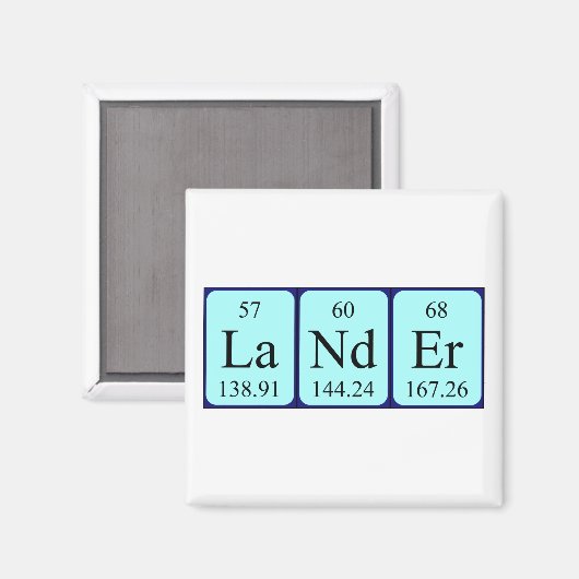 Lander-Periodenmagnet Magnet (Vorderseite/Rückseite)