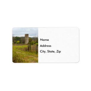 Länder-Silo-Adressetiketten Adressaufkleber