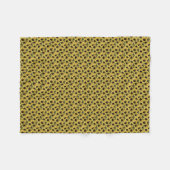 Länder-Sonnenblumen-Musterdecken-Würfe Fleecedecke (Vorderseite (Horizontal))