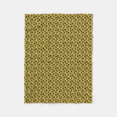 Länder-Sonnenblumen-Musterdecken-Würfe Fleecedecke (Vorderseite)