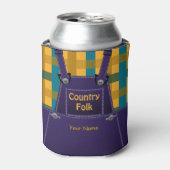Länder überlagern Karierte Sitte Dosenkühler (Kanne Vorderseite)