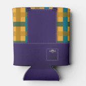 Länder überlagern Karierte Sitte Dosenkühler (Rückseite)