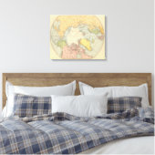 Länder um den Nordpol Leinwanddruck (Insitu (Schlafzimmer))