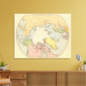 Länder um den Nordpol Leinwanddruck (Insitu (Wohnzimmer))