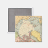Länder um den Nordpol Magnet (Vorderseite/Rückseite)