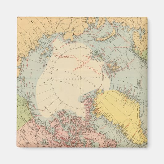 Länder um den Nordpol Magnet (Vorne)
