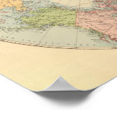 Länder um den Nordpol Poster (Ecke)