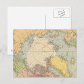 Länder um den Nordpol Postkarte (Vorne/Hinten)