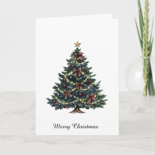 Länder-Weihnachtsbaum Karte (Vorderseite)