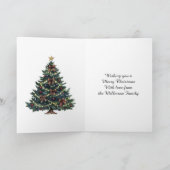 Länder-Weihnachtsbaum Karte (Innenseite)