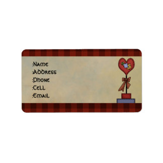 Länderadressen Adressaufkleber