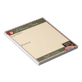Länderäpfel Rezept Notepad Notizblock (angewinkelt)