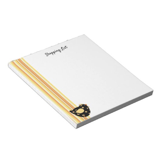 Länderauswahl Notizblock (angewinkelt)