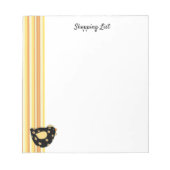 Länderauswahl Notizblock (Vorderseite)