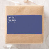 Länderblaue Versandmarke (Insitu)