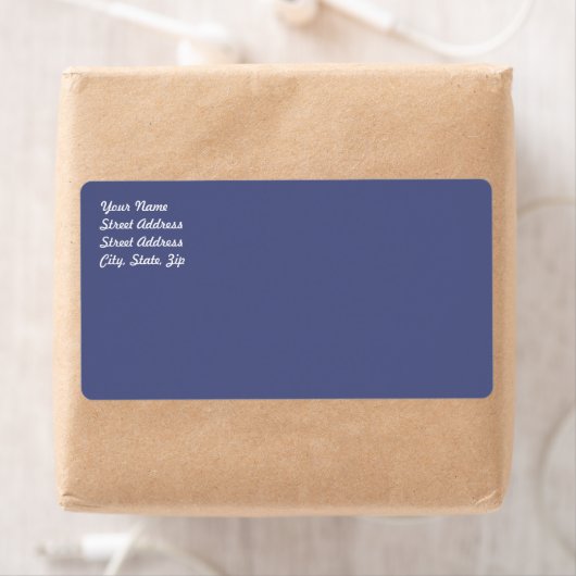 Länderblaue Versandmarke (Insitu)