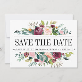 Länderblock | Foto mit Blumenblättern Save the Dat Save The Date