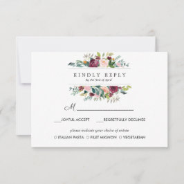 Länderblock | Herbsthochzeit RSVP MEAL Option