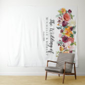 Länderblock | Hochzeitshintergrund - Foto Wandteppich (Beispiel (Horizontal))