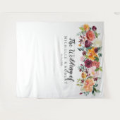 Länderblock | Hochzeitshintergrund - Foto Wandteppich (Vorderseite (Horizontal))