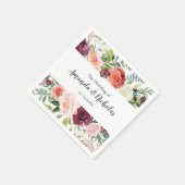 Länderblock | Rustikale Herbsthochzeit Serviette (Ecke)