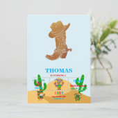 Länderboot und Silhouette Einladung (Stehend Vorderseite)