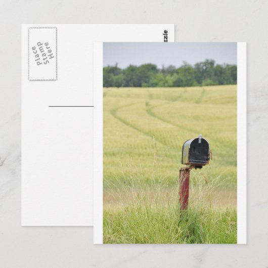 Länderbriefkasten Postkarte (Vorne/Hinten)