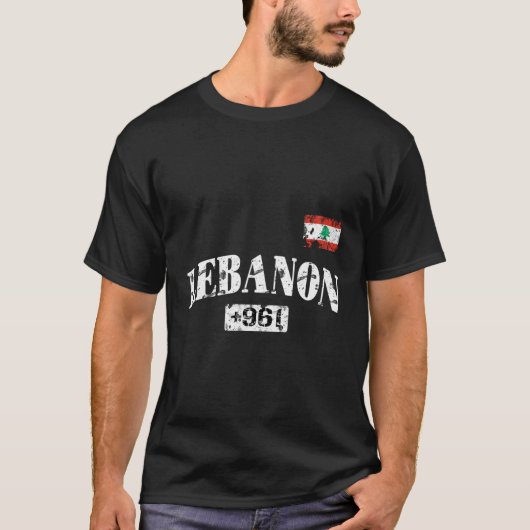 Ländercode für Not leidende Libanon T-Shirt (Vorderseite)