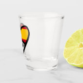 Ländercode - Herd, ESP Schnapsglas (Rechts)