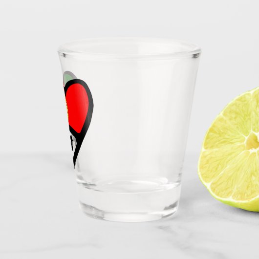 Ländercode Herd, PRT Schnapsglas (Rechts)