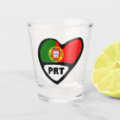 Ländercode Herd, PRT Schnapsglas (Vorderseite)