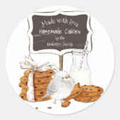 Ländercookies Runder Aufkleber (Vorderseite)
