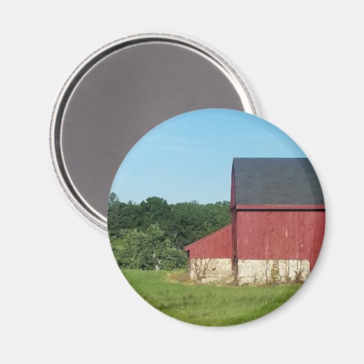 Ländereien Magnet (Vorderseite/Rückseite)