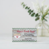 Ländereien-Visitenkarte Visitenkarte (Stehend Vorderseite)