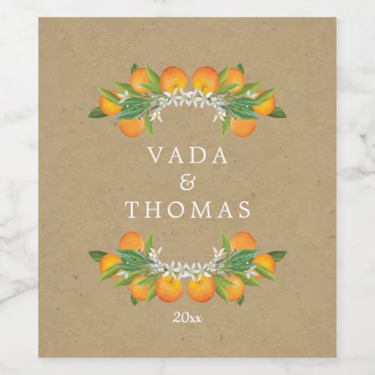 Ländereien Weinetikett (Einzelnes Label)