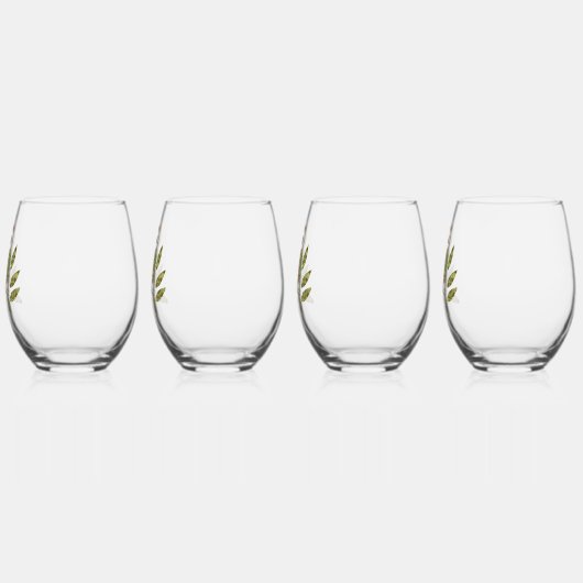 Ländereien Weinglas Ohne Stiel (Links)