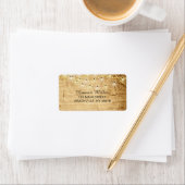 Länderfarben-Adressetikett Standardgröße Adressaufkleber (Insitu)