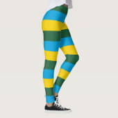 Länderfarben für die ruandische Flagge - horizonta Leggings (Rechts)