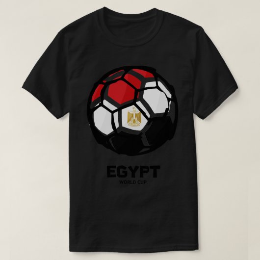 Länderflagge Ägyptens T-Shirt (Design vorne)