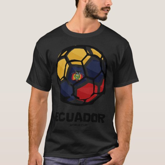 Länderflagge Ecuador T-Shirt (Vorderseite)