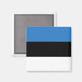 Länderflagge Estlands Magnet (Vorderseite/Rückseite)