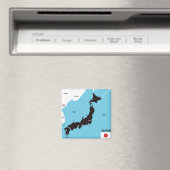Länderflagge für Japan Magnet (In Situ (Geschirrspüler))