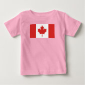 Länderflagge Kanada Baby T-shirt (Vorderseite)