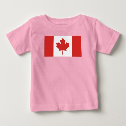 Länderflagge Kanada Baby T-shirt (Vorderseite)