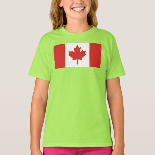 Länderflagge Kanada T-Shirt (Vorderseite)